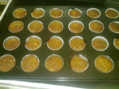 Almás-diós muffin